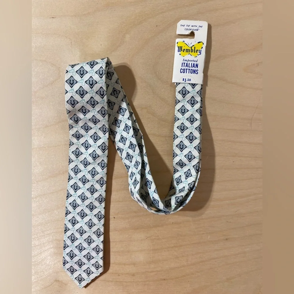 Vintage Wembley  Imported Italian Cotton Tie (CI)